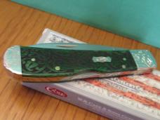 Case XX 2020 Image XX Scrolled Bolsters Ivy Bermuda Green Bone Tribal Lock Pattern # TB 612010L SS Case XX 2020 Image XX Scrolled Bolsters Ivy Bermuda Green Bone Tribal Lock Pattern # TB 612010L SS