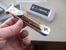 Hubertus Knife Shellpuller Patronenzieher Solingen Germany Large Size 11 UNUSED NIB. Hubertus Knife Shellpuller Patronenzieher Solingen Germany Large Size 11 UNUSED NIB.