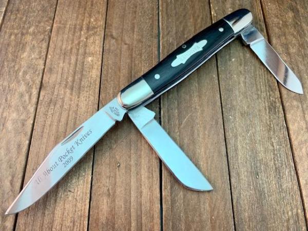 Canal Street Cutlery Stockman Rancher Ebony 2009 AAPK Annual Club Knife
