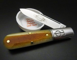 Great Eastern Cutlery #15 TC Barlow Smooth Autumn Gold Bone GEC 152121