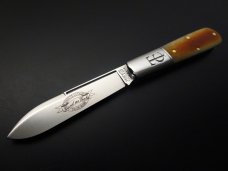 Great Eastern Cutlery #15 TC Barlow Smooth Autumn Gold Bone GEC 152121 Great Eastern Cutlery #15 TC Barlow Smooth Autumn Gold Bone GEC 152121