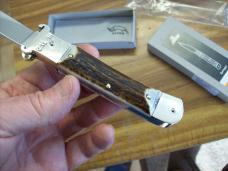 Hubertus Knife Shellpuller Patronenzieher Solingen Germany Large Size 11 UNUSED NIB. Hubertus Knife Shellpuller Patronenzieher Solingen Germany Large Size 11 UNUSED NIB.