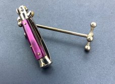 Italian 5.5 inch Acrylic purple scales Dibon 