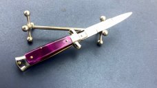 Italian 5.5 inch Acrylic purple scales Dibon 