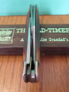 Schrade Old Timer Rough Saw Cut Delrin Handle Stockman Model # 8OT