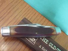 Schrade Old Timer Rough Saw Cut Delrin Handle Stockman Model # 8OT