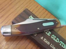 Schrade Old Timer Rough Saw Cut Delrin Handle Stockman Model # 8OT