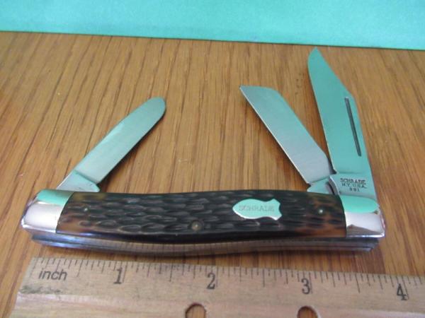 Schrade Delrin Handle Stockman Model # 881