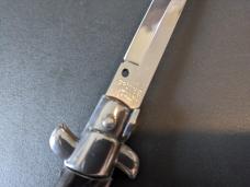 FRANK BELTRAME 28CM 11" BAYONET AUTO IN ALL BLACK BUFFALO HORN...NEW FRANK BELTRAME 28CM 11" BAYONET AUTO IN ALL BLACK BUFFALO HORN...NEW