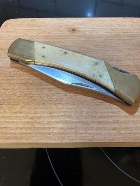 Vintage Parker Imai K-139 single blade hunting knife Japan