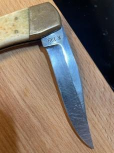 Vintage Parker Imai K-139 single blade hunting knife Japan
