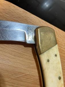 Vintage Parker Imai K-139 single blade hunting knife Japan