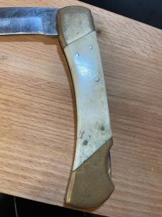 Vintage Parker Imai K-139 single blade hunting knife Japan