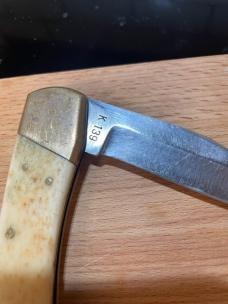 Vintage Parker Imai K-139 single blade hunting knife Japan