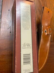 Coleman Western West Mark 701 Knife, Sheath & Original Box Coleman Western West Mark 701 Knife, Sheath & Original Box