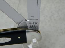 Case XX USA 8 Dot 1972 Slick Black 22087 Medium Jack Knife