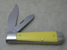 Case XX USA 5 Dot 1975 Yellow 3299 1/2 Large Jack Knife