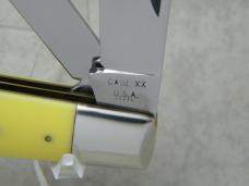 Case XX USA 5 Dot 1975 Yellow 3299 1/2 Large Jack Knife