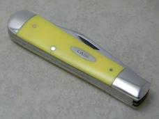 Case XX USA 5 Dot 1975 Yellow 3299 1/2 Large Jack Knife