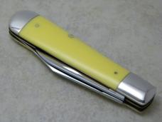 Case XX USA 5 Dot 1975 Yellow 3299 1/2 Large Jack Knife