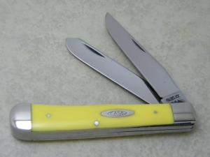 Case XX USA 8 Dot 1972 Yellow 3254 Trapper Knife