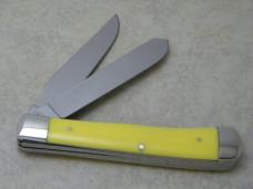 Case XX USA 8 Dot 1972 Yellow 3254 Trapper Knife