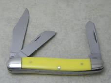 Case XX USA 9 Dot 1971 Yellow 3347HP Large Stockman Knife