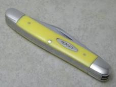 Case XX USA 9 Dot 1971 Yellow 3347HP Large Stockman Knife