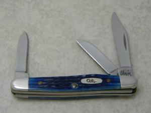 Case XX USA 2000 Blue Bone 6327 SS Tiny Stockman Knife