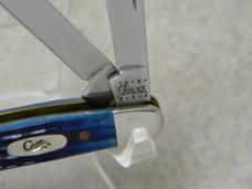 Case XX USA 2000 Blue Bone 6327 SS Tiny Stockman Knife Case XX USA 2000 Blue Bone 6327 SS Tiny Stockman Knife