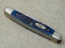Case XX USA 2000 Blue Bone 6327 SS Tiny Stockman Knife Case XX USA 2000 Blue Bone 6327 SS Tiny Stockman Knife
