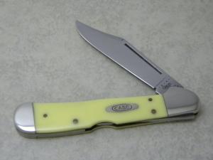 Case XX USA 2000 Yellow 31549L CV Copperlock Knife