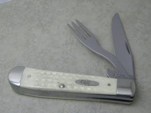 Case XX USA 2000 Natural Bone 6254 HB SS Hobo Trapper Knife