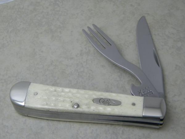 Case XX USA 2000 Natural Bone 6254 HB SS Hobo Trapper Knife