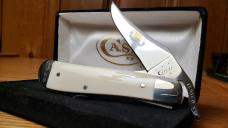 Case XX Genuine Elephant Ivory I1953L SS 1 of 45 Made Russlock W Jewel Case and Sleeve New, Unused.