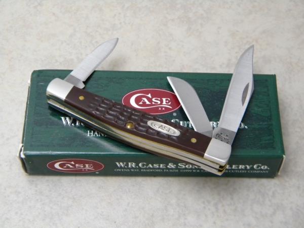 Case XX USA 2005 Jigged Brown Delrin 6344 SS Stockman Knife in Box