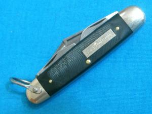 VINTAGE SEARS CRAFTSMAN USA 95043 SCOUTS SCOUT CAMP CAMPER SURVIVAL FOLDING POCKET KNIFE KNIVES OLD