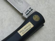 Case XX Stainless USA 8 Dot 1972 Black 2137 SS Sod Buster Jr. Knife