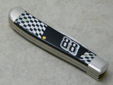 Case XX USA2009 Black 2207 SS Dale Earnhardt Jr. Mini Trapper Knife in Tin Case XX USA2009 Black 2207 SS Dale Earnhardt Jr. Mini Trapper Knife in Tin