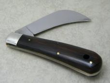 Queen Steel #1 Wood Hawkbill Pruner Knife c.1950's