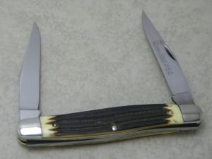 Queen Steel #66 USA Imitation Winterbottom Bone Muskrat Knife 1960's 