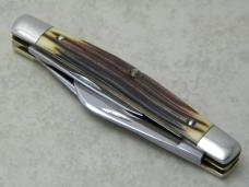 Queen Steel #38 USA Imitation Winterbottom Bone Punch Stockman Knife 1960's 