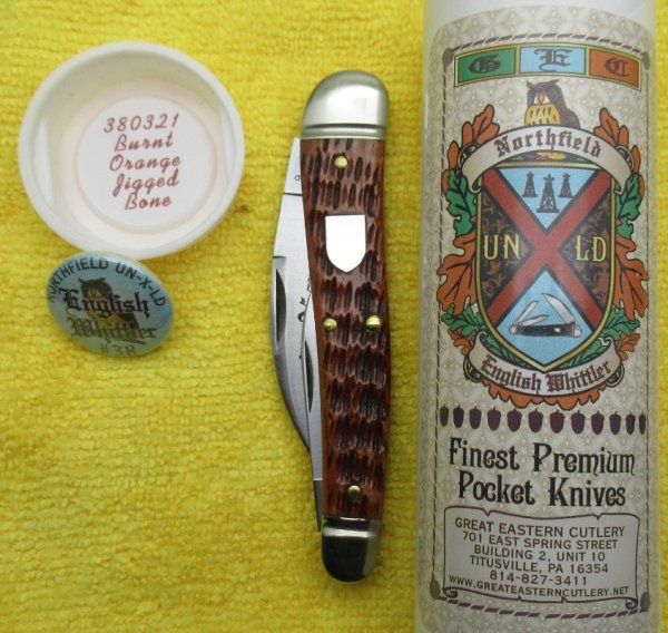 Great Eastern Cutlery. Northfield English Whittler. 380321 ....................................(895)