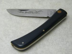 Case XX USA 1 Dot 1979 Black 2138 Carbon Steel Large Sod Buster Knife