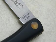 Case XX USA 1 Dot 1979 Black 2137 Carbon Steel Sod Buster Jr. Knife