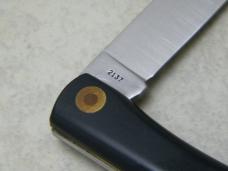 Case XX USA 1 Dot 1979 Black 2137 Carbon Steel Sod Buster Jr. Knife