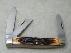 Schrade + USA 885UH Uncle Henry Staglon King Ranch Stockman Knife Schrade + USA 885UH Uncle Henry Staglon King Ranch Stockman Knife