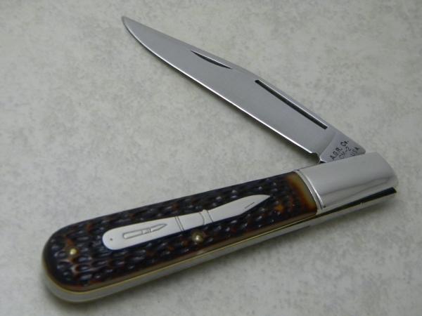 A.G. Russel Co. CM-2 Ark. USA (Made by Camillus) Delrin Daddy Barlow Knife