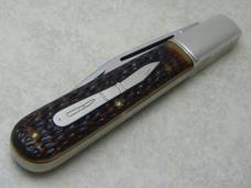 A.G. Russel Co. CM-2 Ark. USA (Made by Camillus) Delrin Daddy Barlow Knife