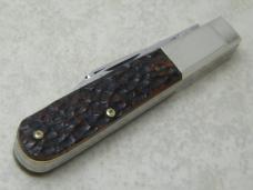 F.A. Bower Dist. Co. Solingen Germany #35 Bone Stepped Bolster Barlow Knife F.A. Bower Dist. Co. Solingen Germany #35 Bone Stepped Bolster Barlow Knife